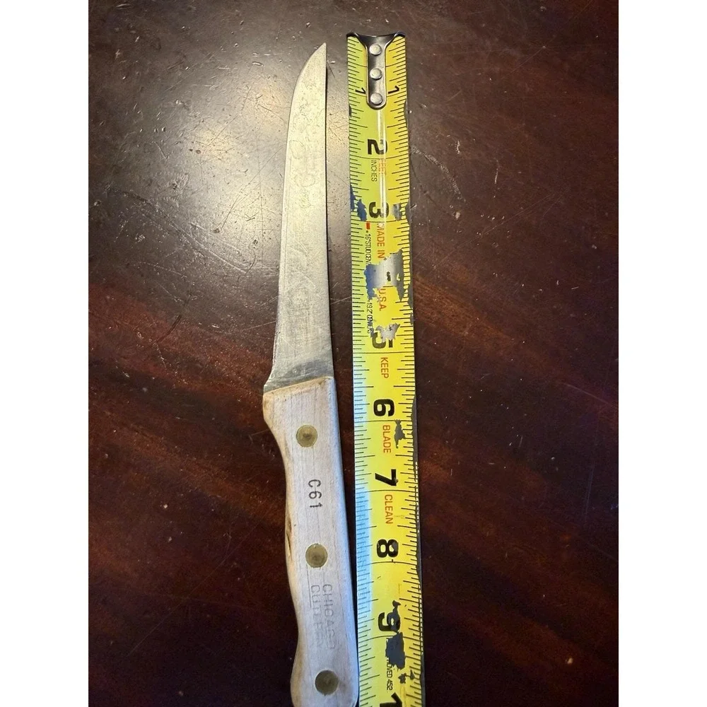 Vintage Chicago Cutlery C61 Utility Kitchen Knife 5